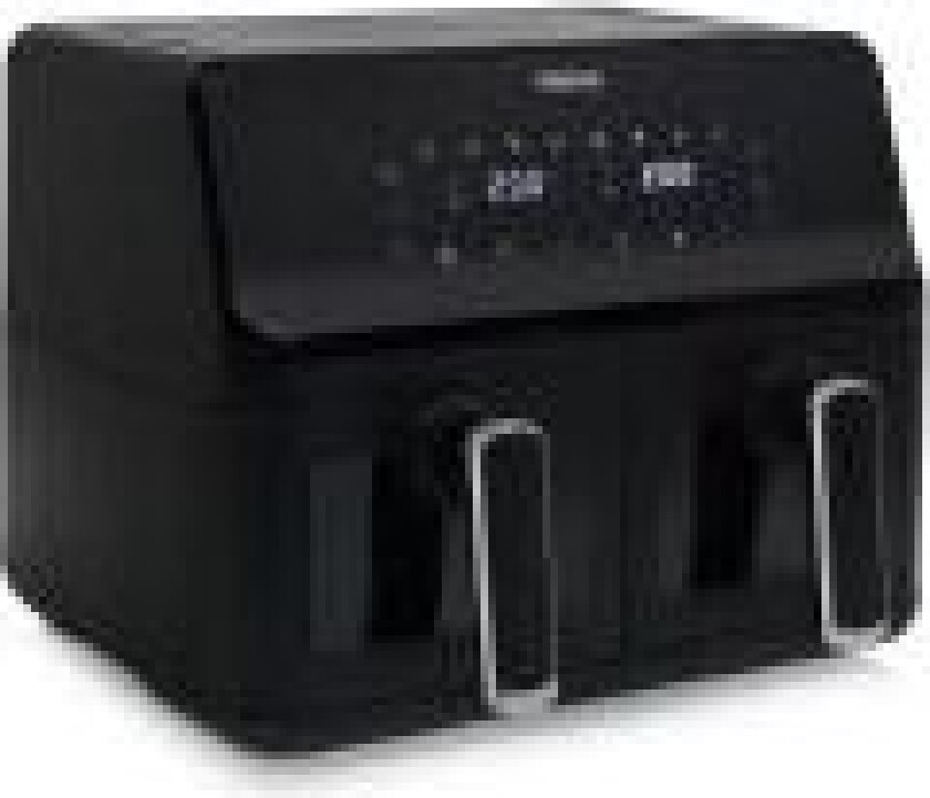 TriStar FR-9040, Varmluftsfrityr, 8 l, 200 °C, 6 person(er), Dobbel, Sort