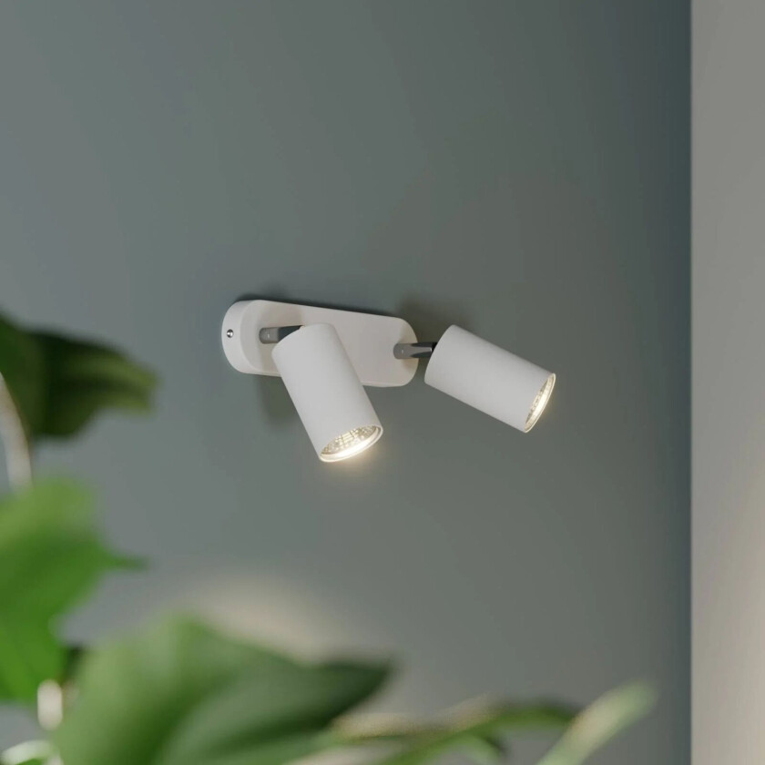 Veggspot Eye Spot 2 lyskilder, hvit