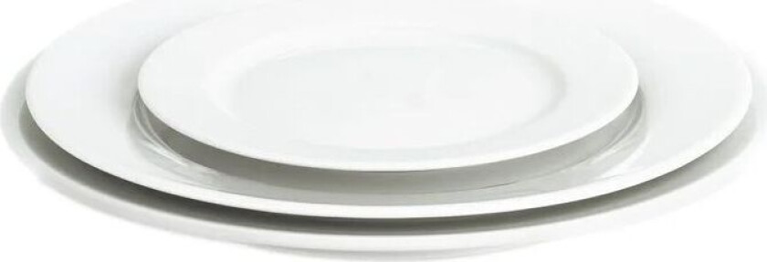 Plate flat Cecil 16 cm White