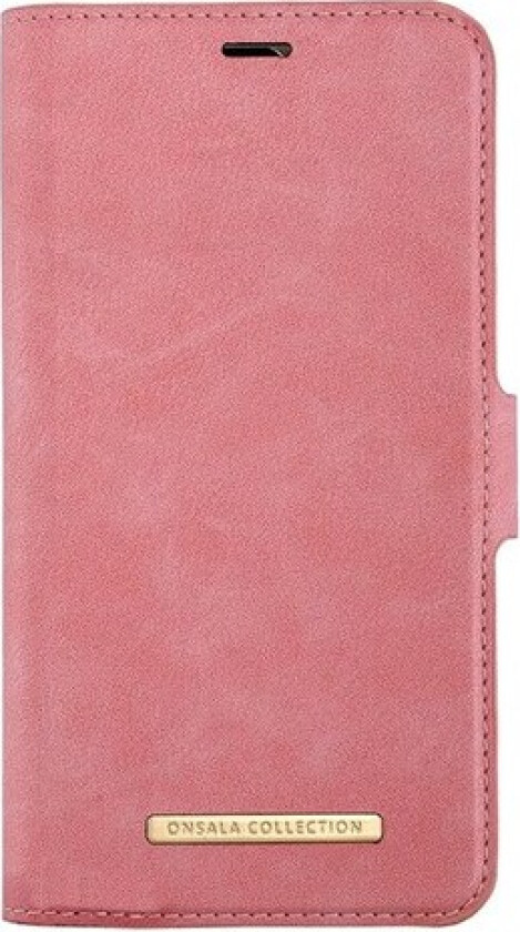 iPhone 12 Pro / 12 Collection Wallet Skinndeksel med Lommebok - Dusty Rosa