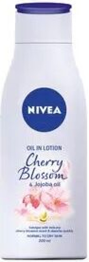 Bilde av Nivea Oil in lotion Cherry Blossom & Jojoba Oil, 200 ml Nivea Kroppsolje