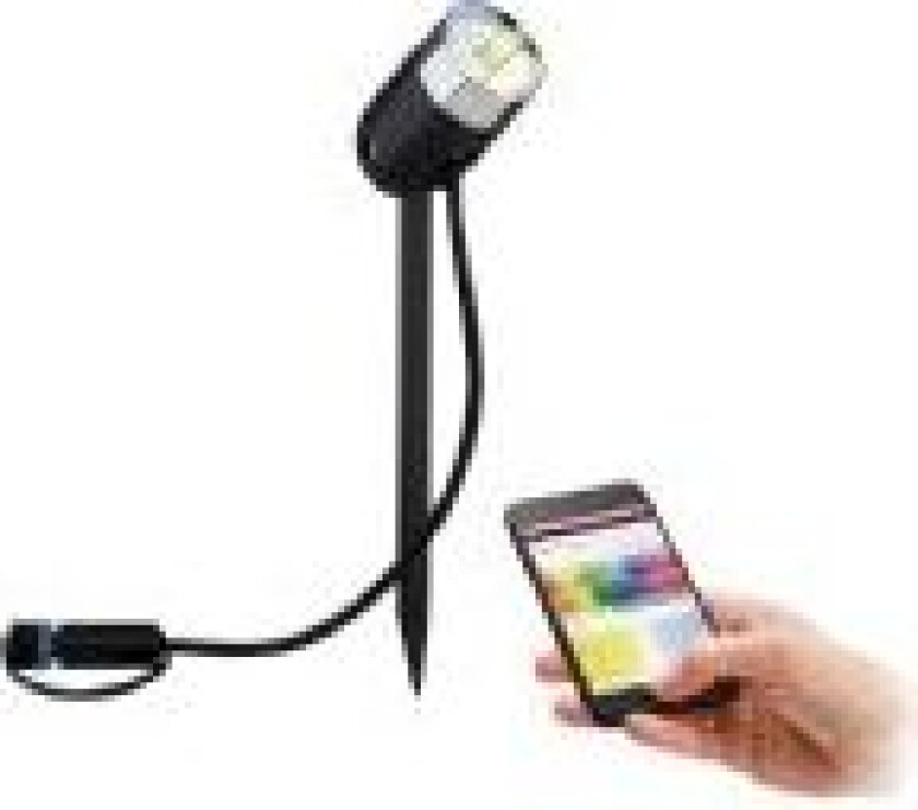 colour Spot Pike 94283 Belysningssystem Plug&Shine ZigBee LED (RGB) 4.5 W Varmhvid Antracit