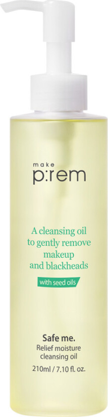 Bilde av Make P:rem Safe Me. Relief Moisture Cleansing Oil (210 ml)