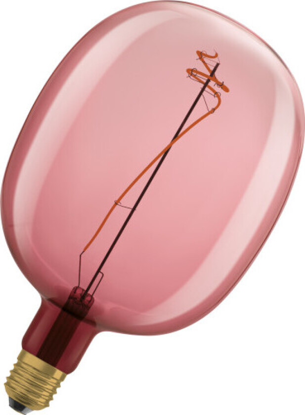 LED-lyspære Vintage 1906 Gobe Ballon Spiral Filament 4.5W/816 (15W) Pink Dimmable E27