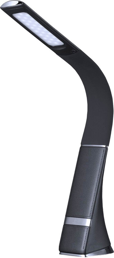 Leselampe Homeline Aurora svart oppladbar