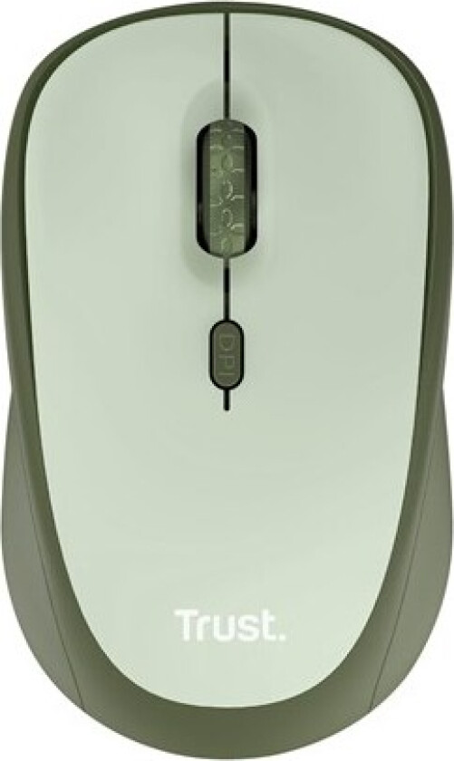 TRUST YVI+ WIRELESS MOUSE ECO GREEN