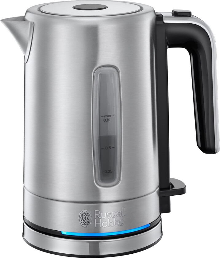 Vannkoker Compact Home 24190-70 - Børstet rustfritt stål/svart - 2200 W