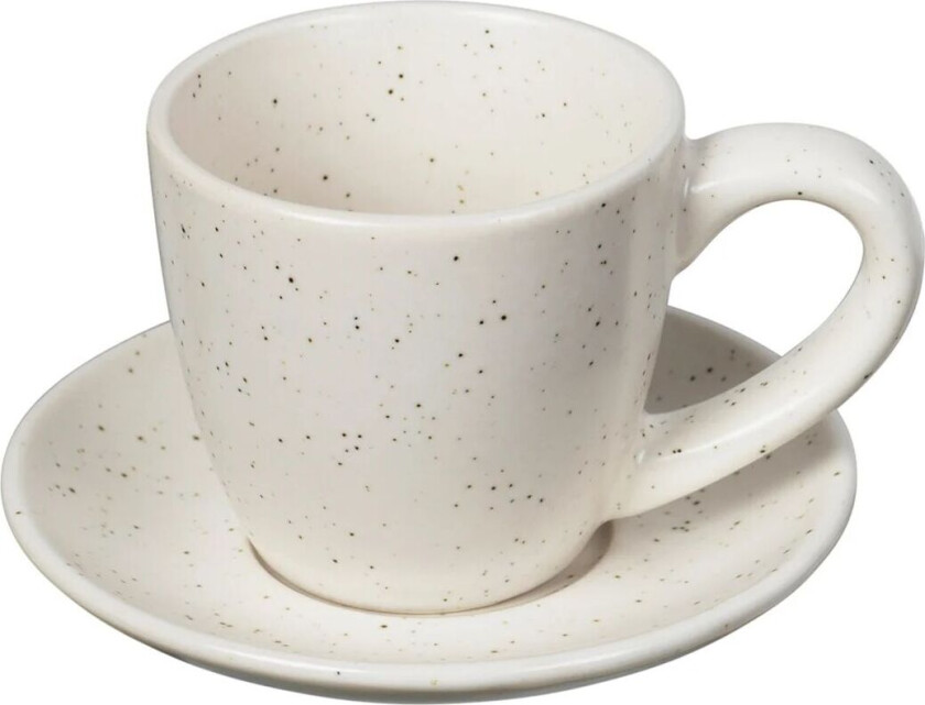 Nordic Vanilla espressokopp med fat 5 cl Cream