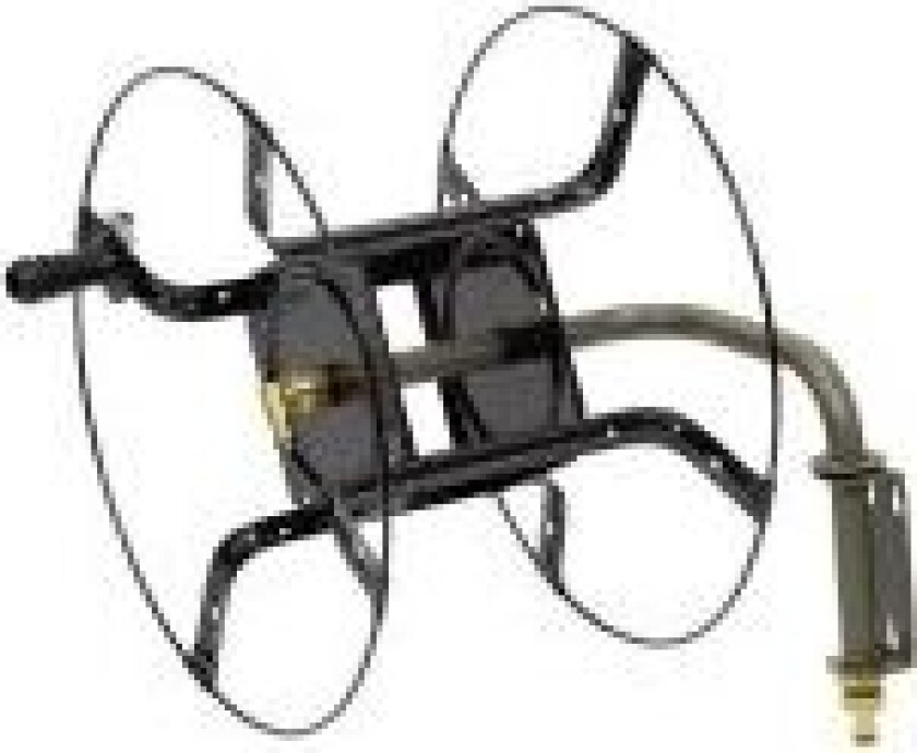 59504 1 stk Sort, Grå Slangetromle tom