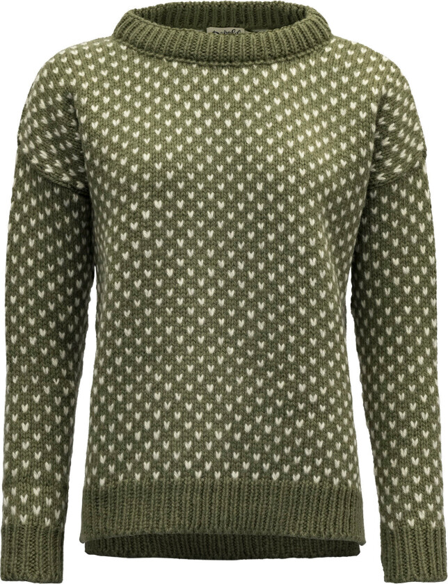 Nordsjø Wool Sweater Dame Olive S