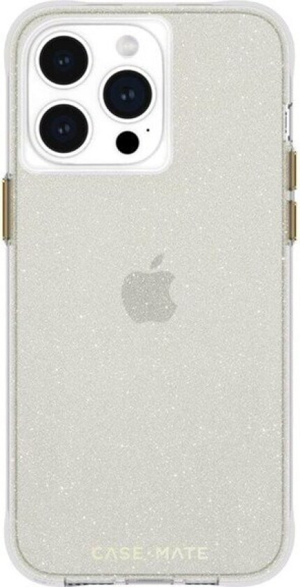 Case Mate Sheer Crystal case, champagne gold - iPhone 15 Pro Max