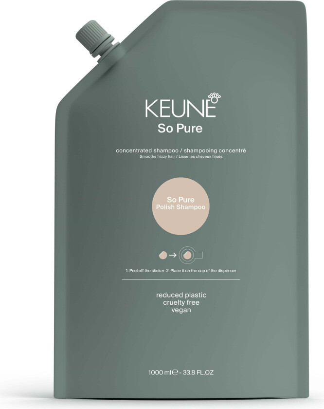 So Pure Polish Shampoo Refill 1000 ml