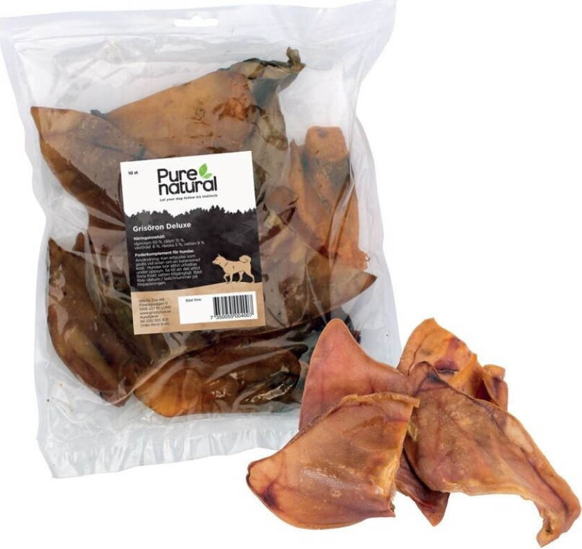 Purenatural Griseører Deluxe 10-pakke