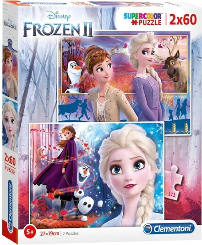 2x60 Puzzles Kids Frozen 2