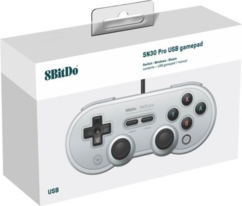 8bitdo Sn30 Pro Usb Gamepad Grey Edition
