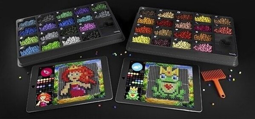 TOYMAX Beady Family 14.400 perler, 8 plader, 1 skraber