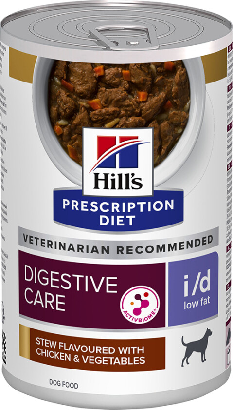 Hill's Prescription Diet Canine i/d Digestive Care Low Fat Stew with Chicken & Vegetables 354 g