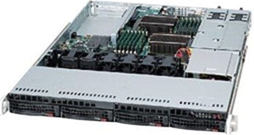 SC815 TQC-R706WB2 - Kabinett - Server (Rack) - Svart