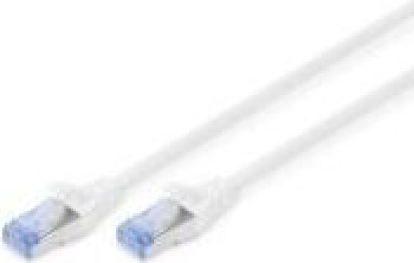 Digitus Premium - Koblingskabel - RJ-45 (hann) til RJ-45 (hann) - 0.5 m - SFTP - CAT 5e - med støvel - grå