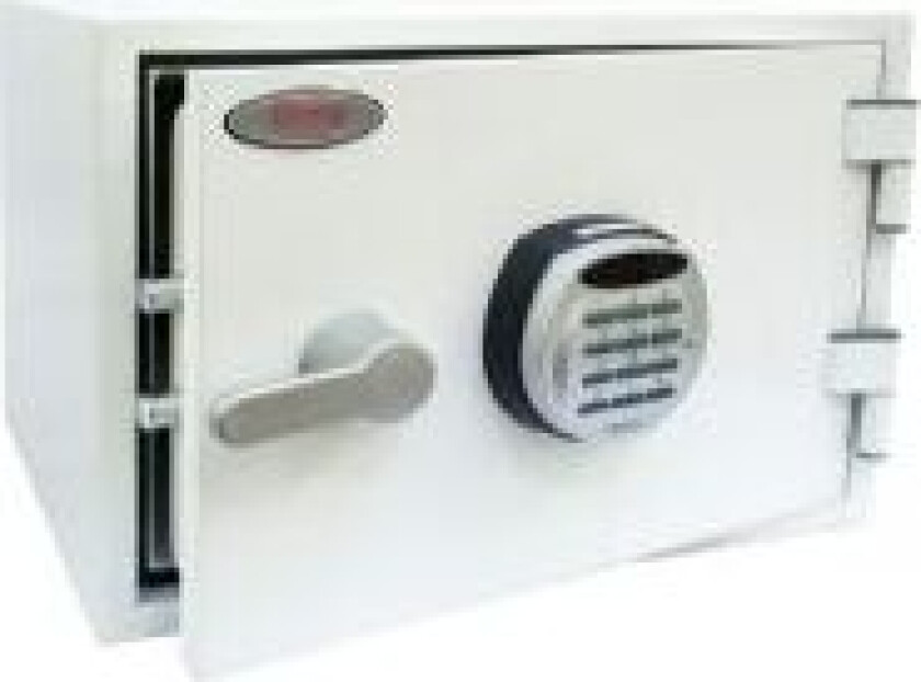 Safe Co. FS1281E, Hvit, Elektronisk, 19 l, Stål, 412 mm, 363 mm