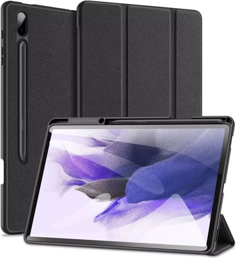 Samsung Galaxy Tab S8 Plus / S7 Plus 12.4" DUX DUCIS DOMO Series Deksel - Svart