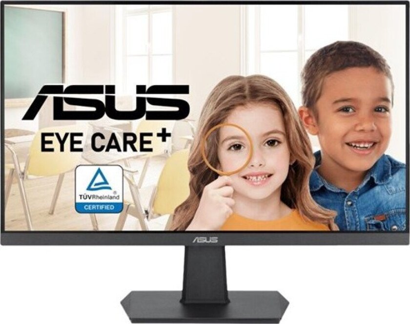 27" ASUS VA27EHF - 1920x1080 (FHD) - 100Hz - IPS - 1 ms - Skjerm