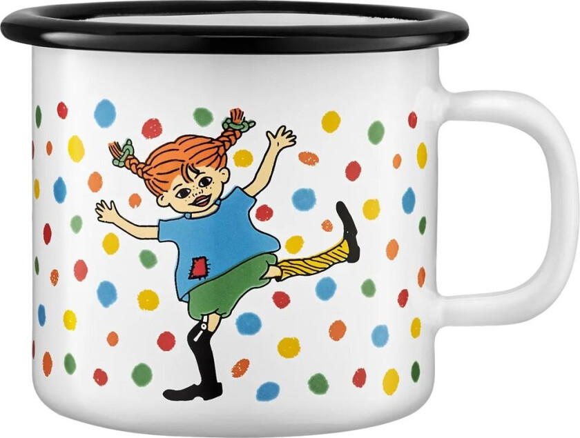 Pippi emaljekrus 2,5 dl Hoppsan