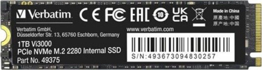 Vi3000 PCI-E 3.0 SSD - 1TB