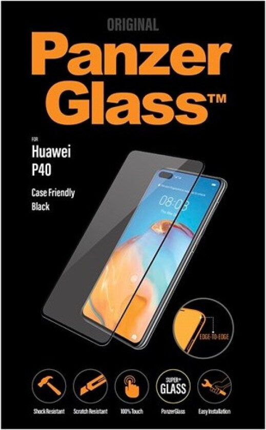 Huawei P40 Case Friendly - Black