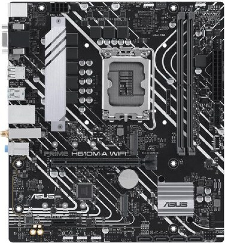 PRIME H610M-A WIFI Hovedkort - Intel H610 - Intel LGA1700 socket - DDR5 RAM - Micro-ATX