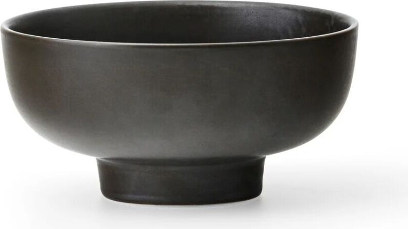 New Norm skål på fot Ø 12 cm Mørkglasert