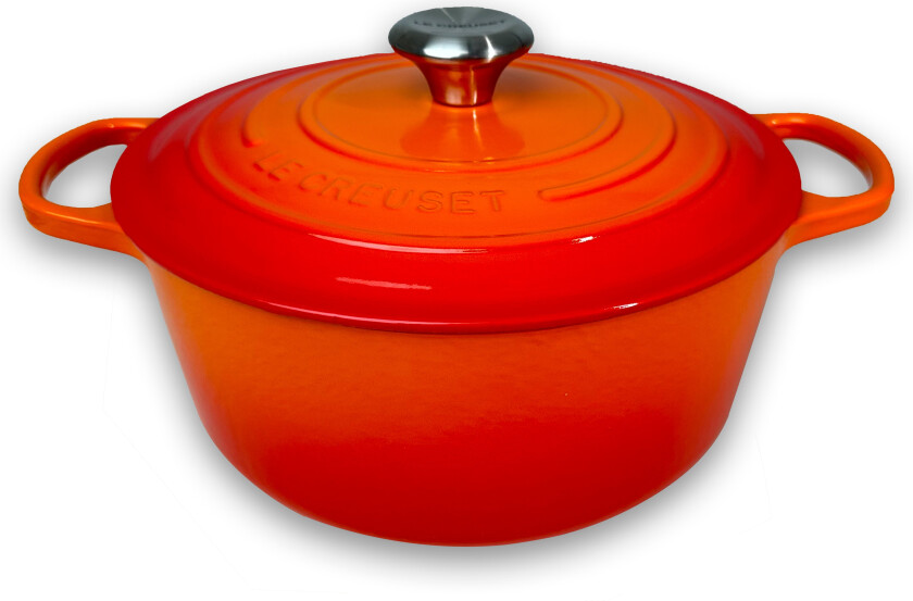 - Cocotte rotonda, 26 cm, 5,3L, Orange