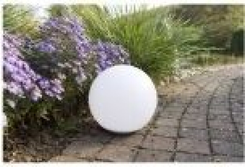 Solcelle-dekorationslys Globo 37234 Solarkugle LED (RGB) 0.4 W RGBW Hvid