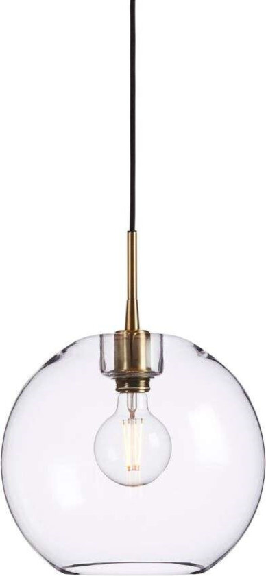 Gloria pendel Ø 32 cm Mässing-klarglas