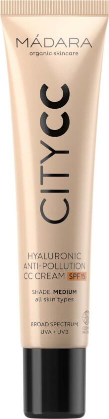 Bilde av MÀDARA City CC Hyaluronic Anti-pollution CC Cream SPF 15, 40 ml MÀDARA CC Cream