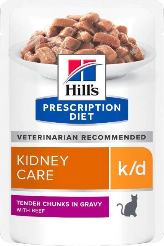 Hill's Prescription Diet Feline k/d Kidney Care Beef 12x85 g