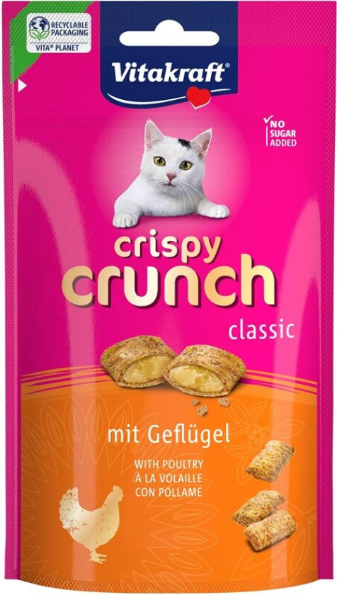 Crispy Crunch med fjørfe - Økonomipakke 2 x 60 g