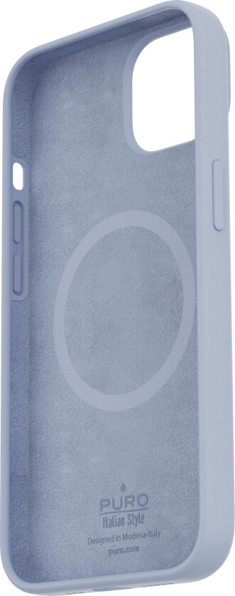 iPhone 14 / 13 Icon Mag Silikon Deksel - MagSafe Deksel - Blå