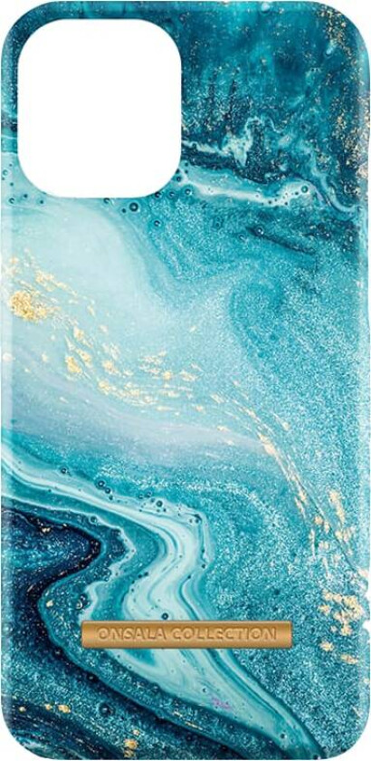iPhone 13 GEAR ONSALA Fashion Collection Deksel - Magnetisk - Blue Sea Marble