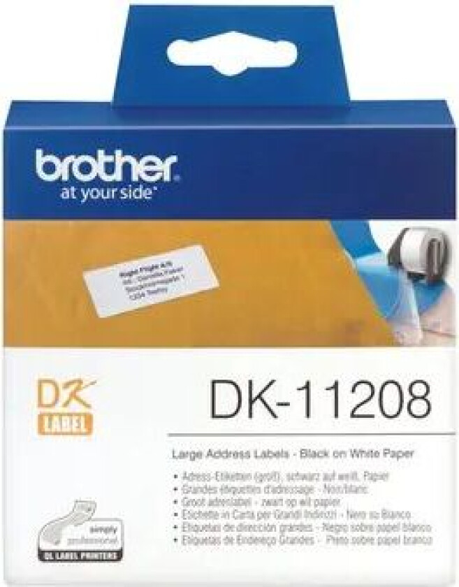 DK-adresseetiketter 38x90 mm