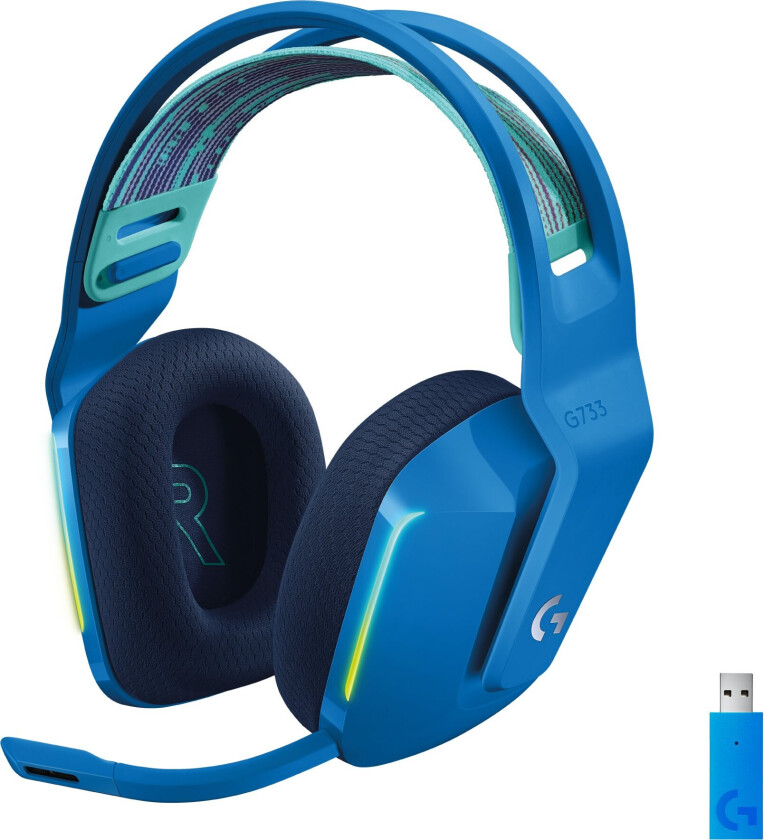 G733 Lightspeed Trådløst Headset - Blå