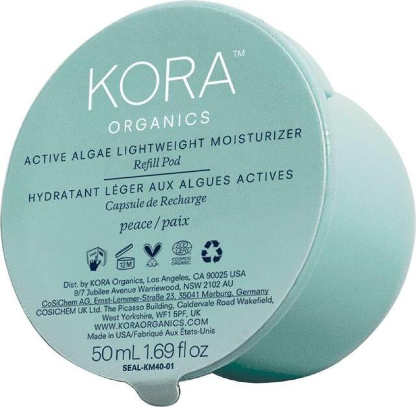 Kora Organics Active Algae Lightweight Moisturizer Refill Pod 50ml