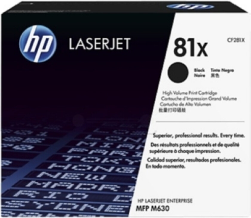 Hp Toner Svart 81x 25k - Cf281x