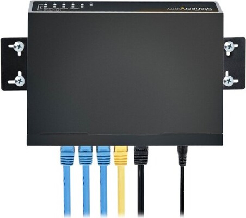 Startech .com Unmanaged 2.5g Switch, 5 Port Gigabit Switch, 2.5gbase-t Unmanaged Ethernet Switch, Ethernet Splitter, Din Rail Or Wall Mount, Multi-gigabit, All-metal, Auto-mdix, 9k Jumbo