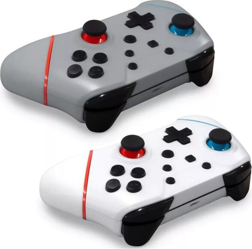 Nuchamp Wireless Controller - Switch/Oled (2in1 Pack) (White, Wizard Silver)