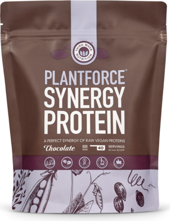 Bilde av PLANTFORCE Synergy Protein Sjokolade