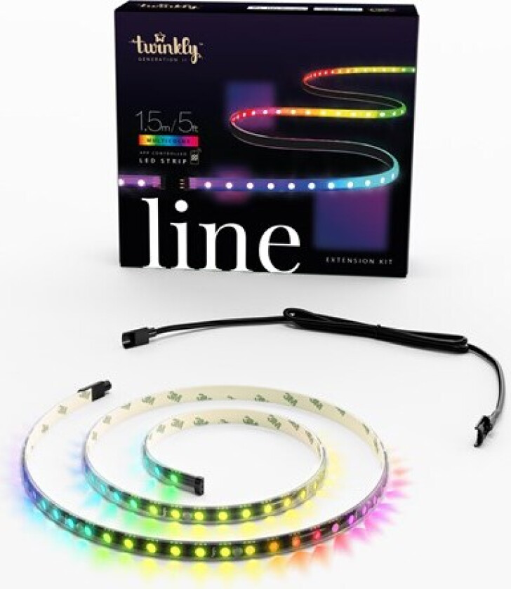 Line LED strip forlengelsessett, farget lys, 1,5 meter