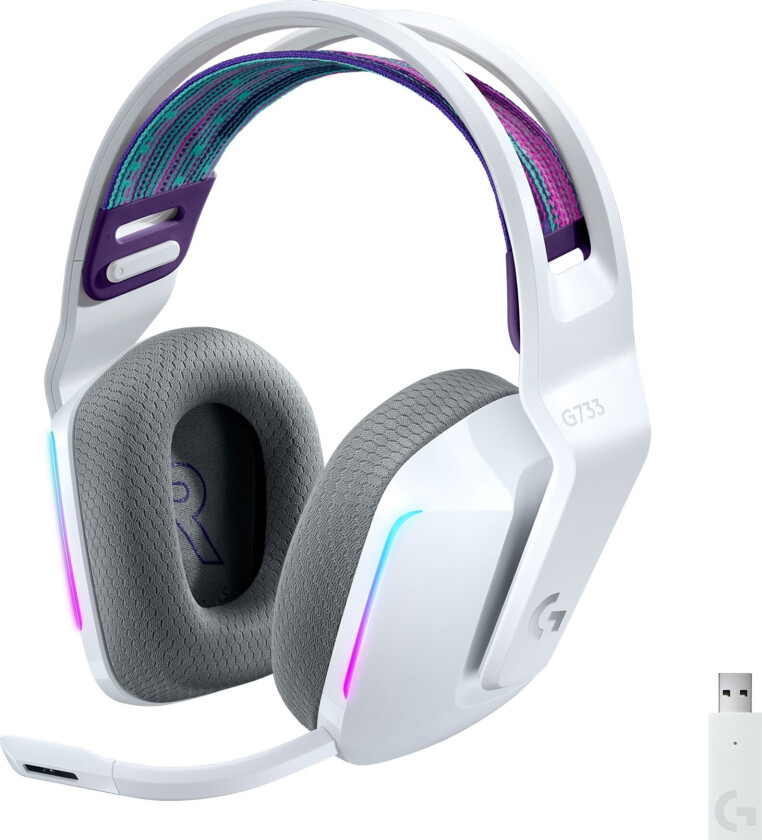 G733 Lightspeed Headset - White