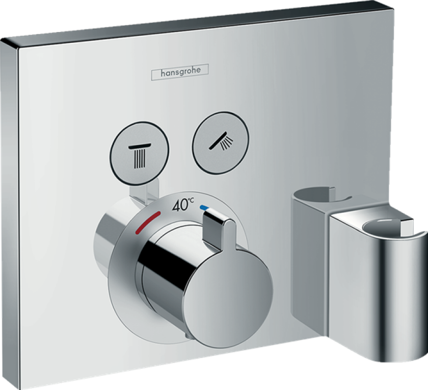 ShowerSelect dusjbatteri, krom
