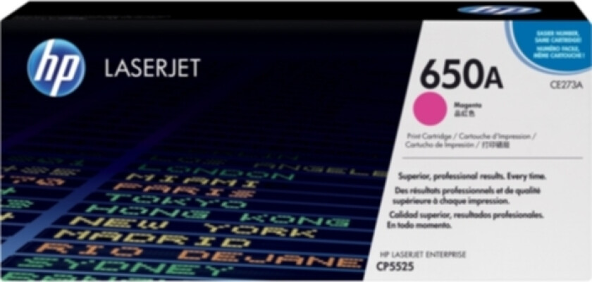 Hp Toner Magenta 650a 15k - Ce273a